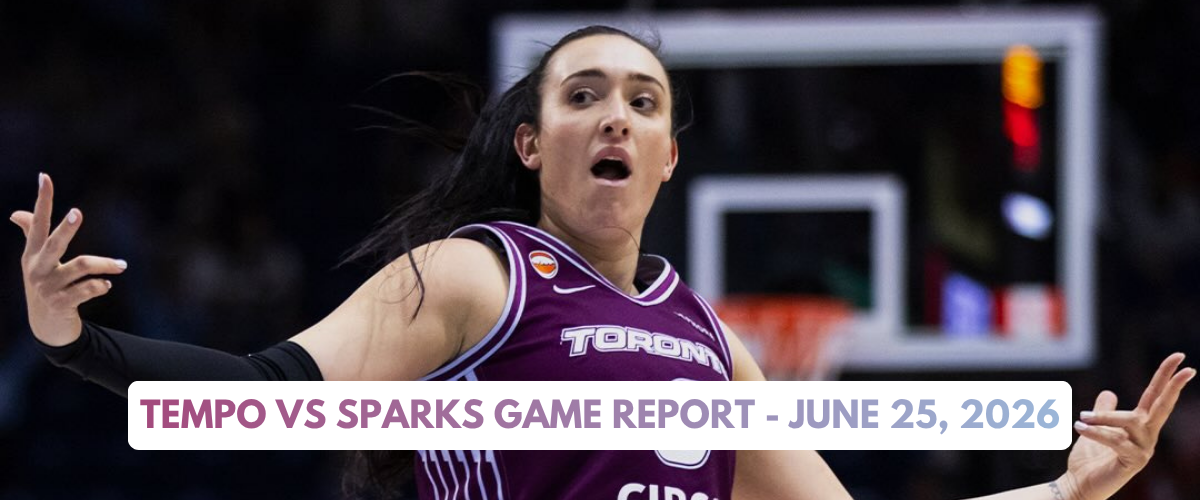 Tempo vs Sparks Game Report – June 25, 2026