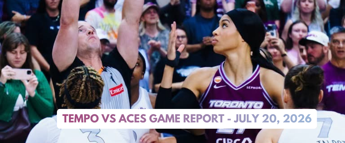 Tempo vs Aces Game Report – July 20, 2026