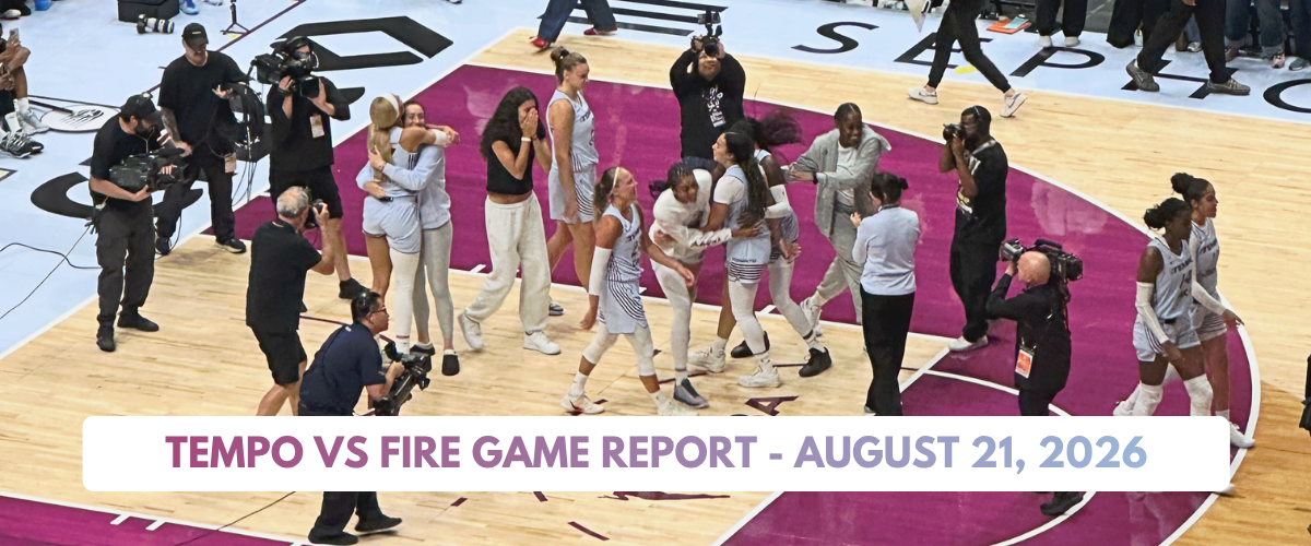Tempo vs Fire Game Report – August 21, 2026