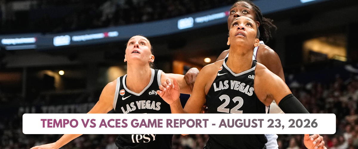 Tempo vs Aces Game Report – August 23, 2026