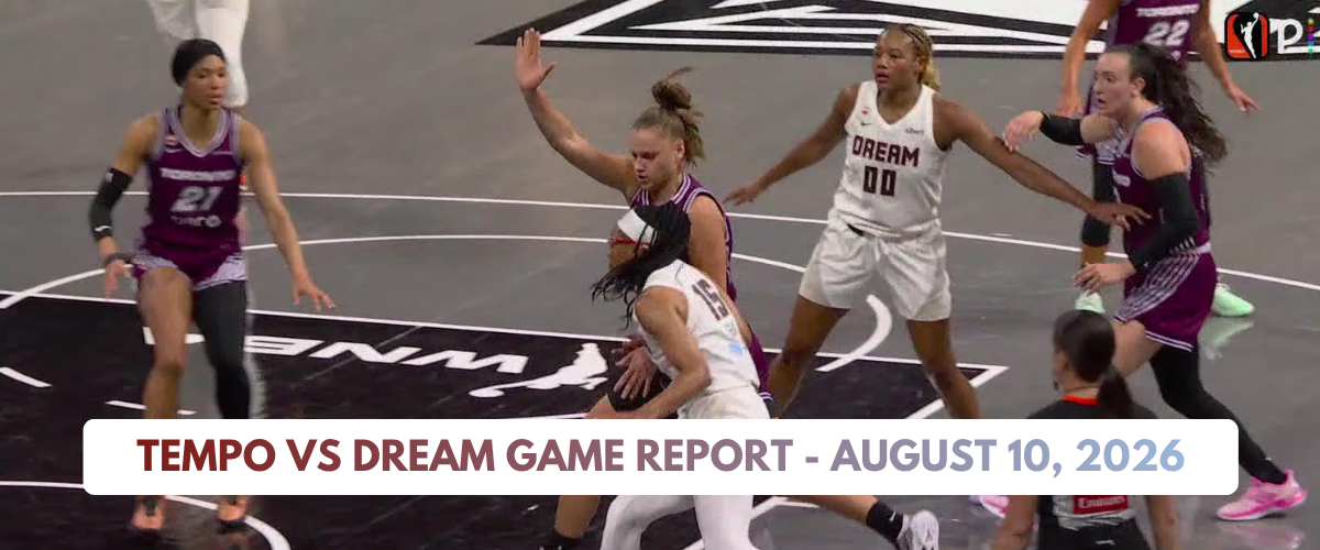 Tempo vs. Atlanta Dream Game Report — August 10, 2026