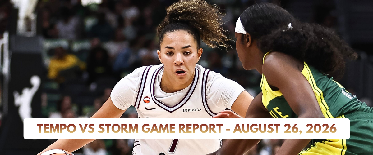 Tempo vs Storm Game Report – August 26, 2026