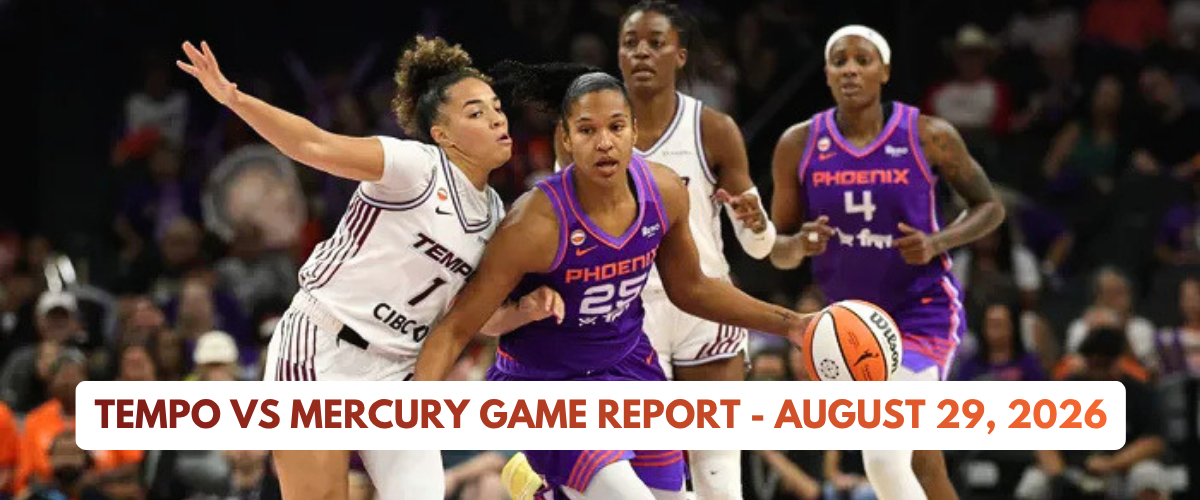 Tempo vs Mercury Game Report – August 29, 2026